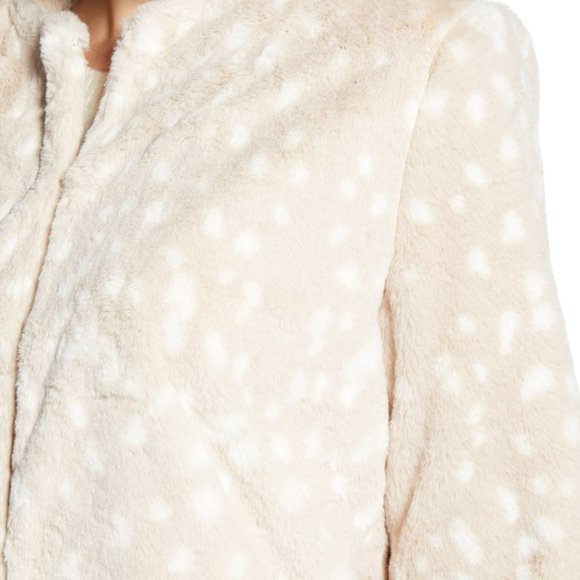 (NWT) Rachel Parcell - Faux fur animal print coat (large) - Picture 5 of 5